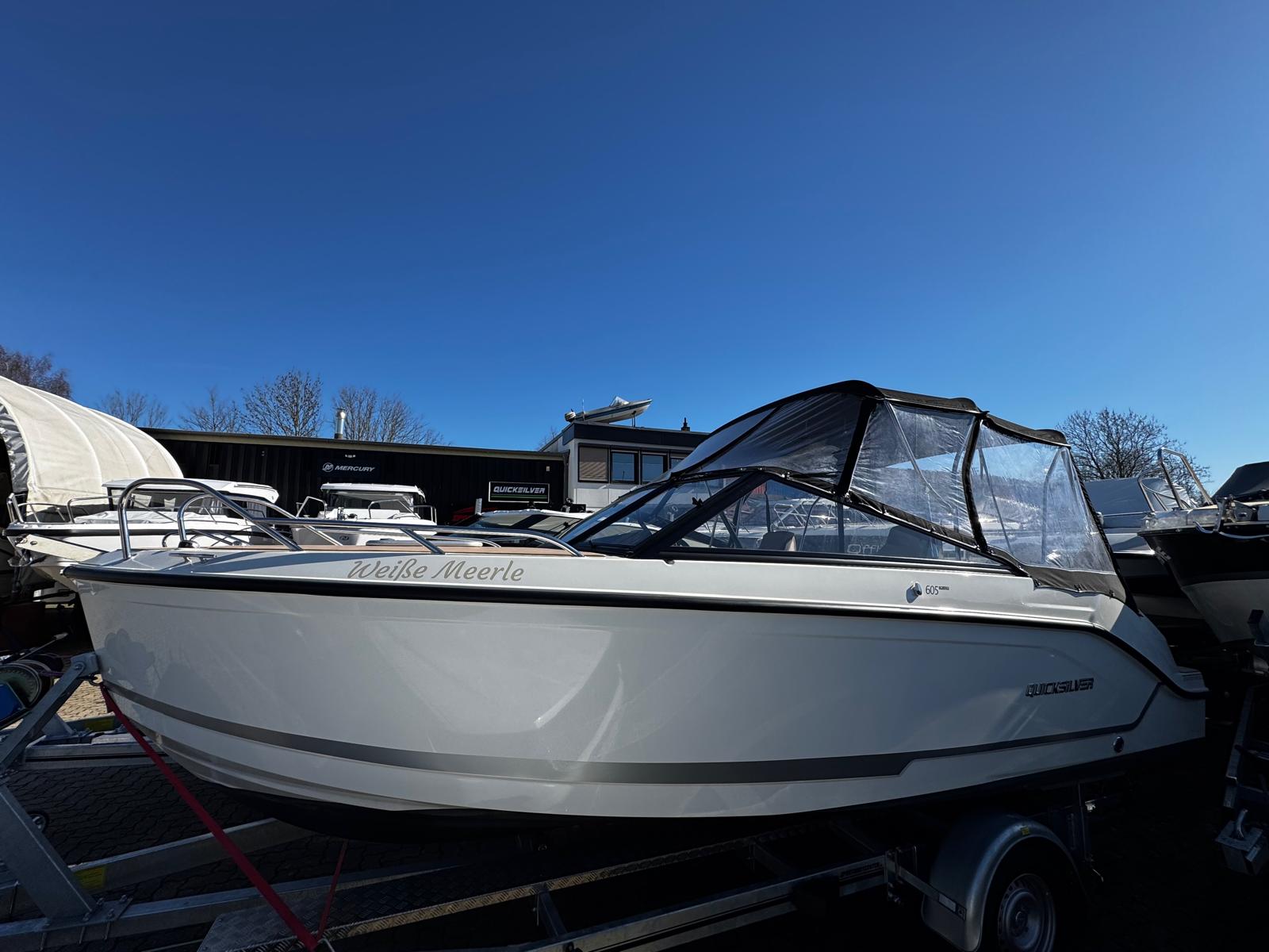 Quicksilver 605 Cruiser mit Mercury F150 XL, Bj. 2023