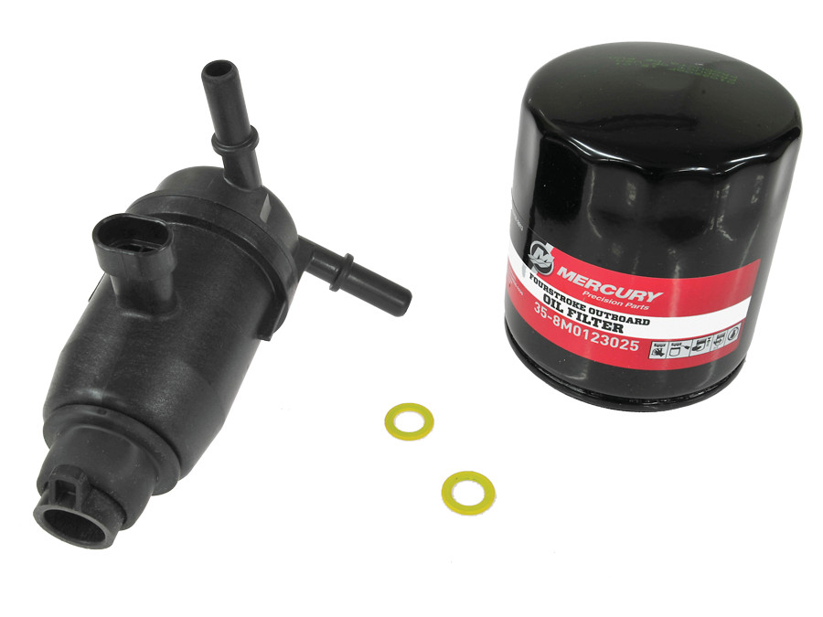 Wartungskit 100h Mercury F150 V6 bis F300 V8 auch SeaPro, Pro XS, Racing, & Verado, 8M0149929