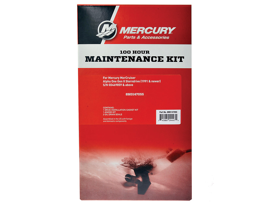 Wartungskit 100h Mercruiser Alpha One Gen II, 8M0147055