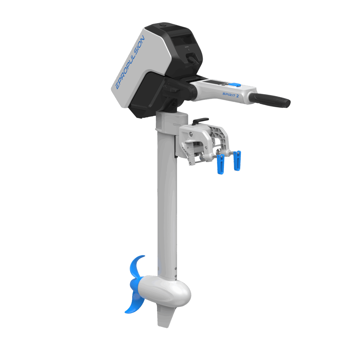 Der ePropulsion Spirit 2.0 Plus Kurzschaft mit Pinne ist ein leistungsstarker 2 kW Elektro-Außenborder mit integriertem Akku, leisem Direktantrieb und hoher Effizienz. Ideal für Schlauchboote, Angelboote und kleine Segelboote.