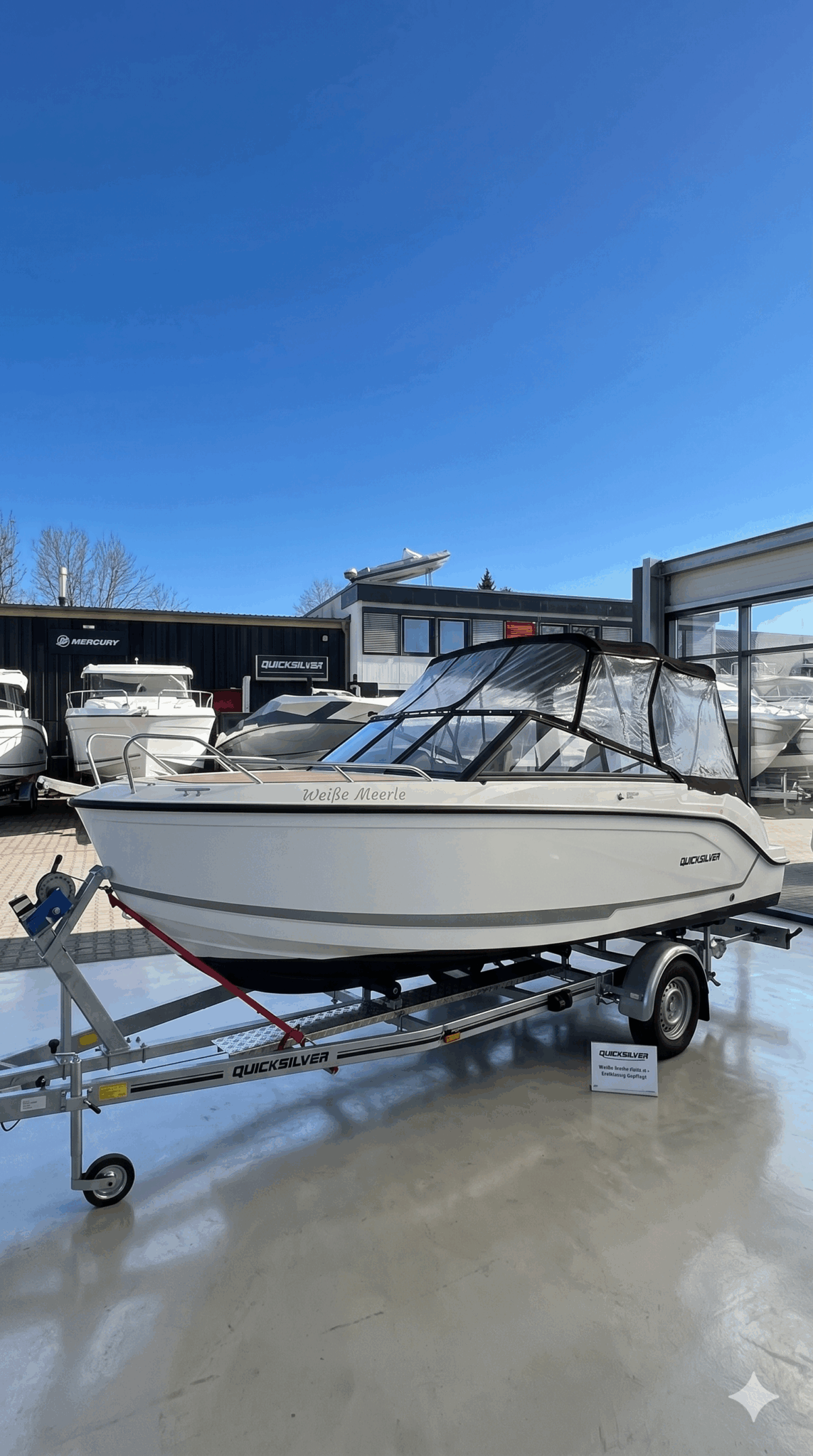 Quicksilver 605 Cruiser mit Mercury F150 XL, Bj. 2023