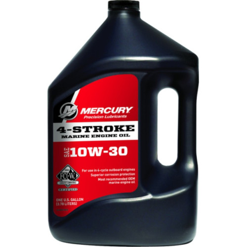Mercury SAE 10W-30, 4-Stroke Marine Motoröl, 4l Flasche, 8M0206952, 8M0086221