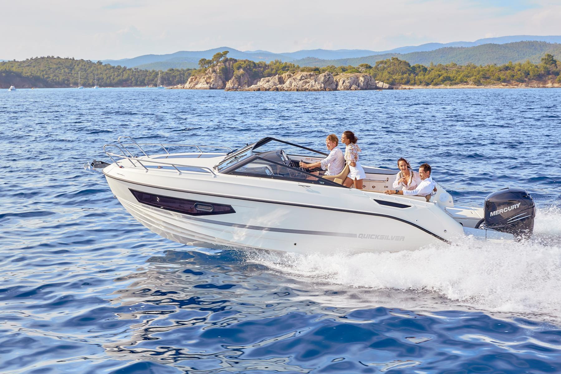 Quicksilver Activ 755 Cruiser mit 250 PS, in Zulauf (#052424)