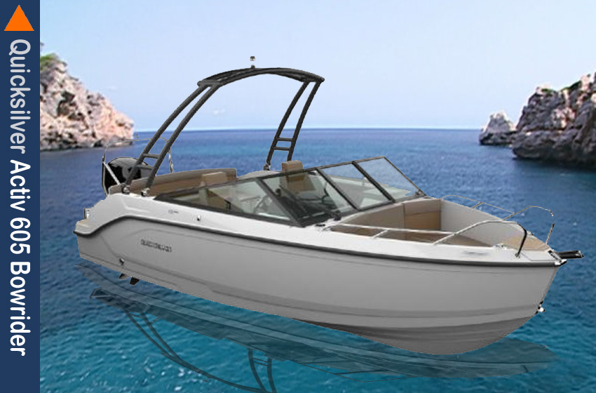 Quicksilver 605 Bowrider mit Mercury 115 PS Lagerboot