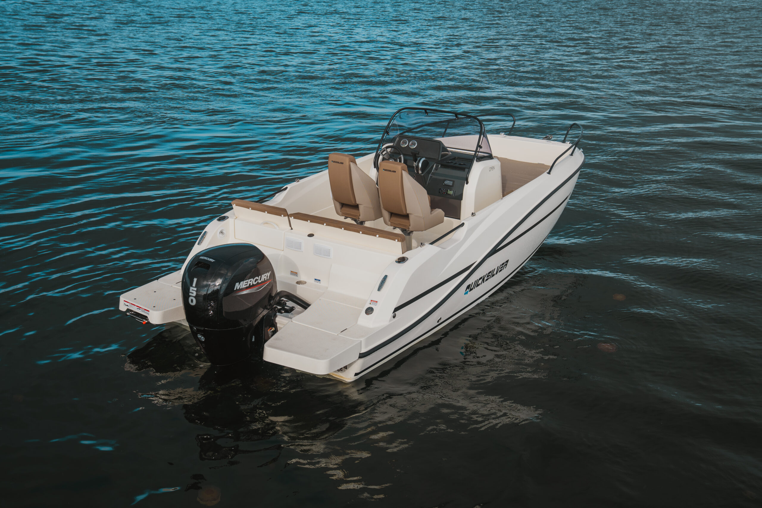 Quicksilver Activ 605 Open mit Mercury 150PS Lagerboot