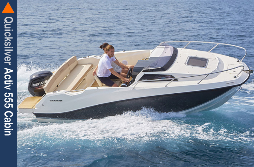 Quicksilver Activ 555 Cabin mit 15PS In Zulauf