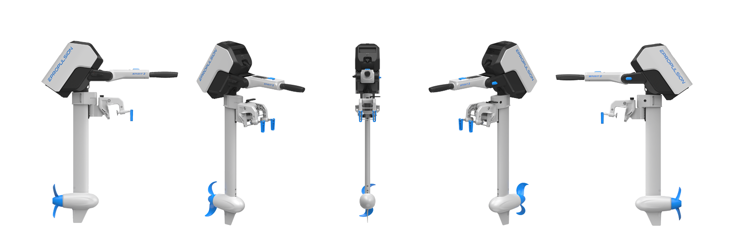 Der ePropulsion Spirit 2.0 Plus Kurzschaft mit Pinne ist ein leistungsstarker 2 kW Elektro-Außenborder mit integriertem Akku, leisem Direktantrieb und hoher Effizienz. Ideal für Schlauchboote, Angelboote und kleine Segelboote.