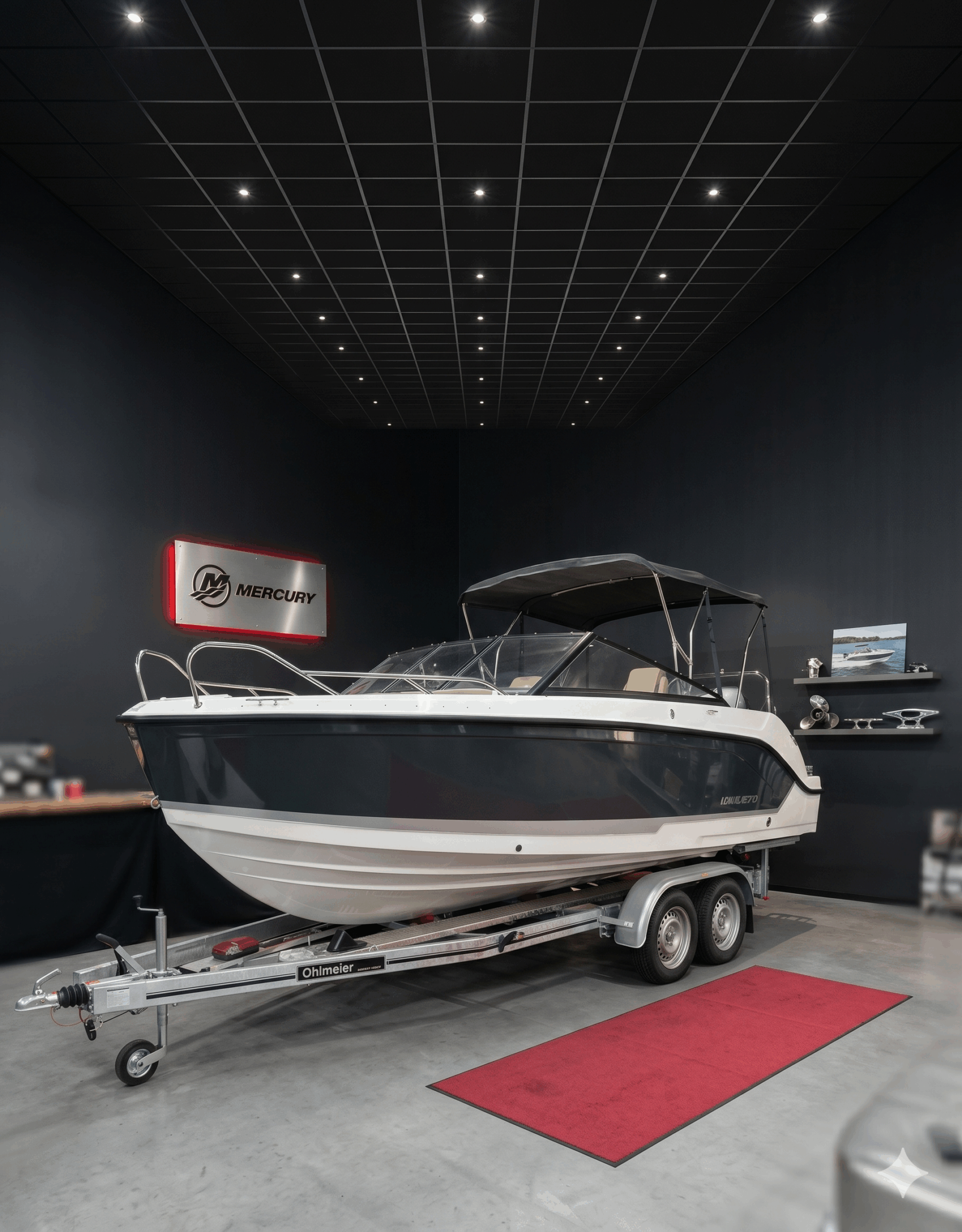 Quicksilver Activ 605 Cruiser mit Mercury 115 PS ProXS Lagerboot